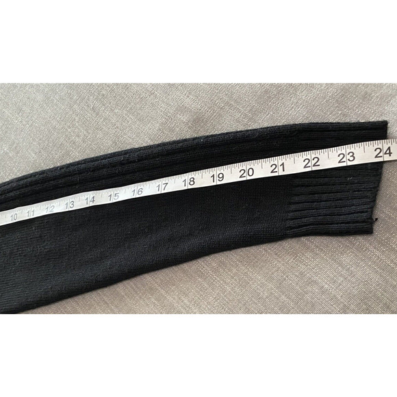 Mistral Sweater Womens Size S Small Black 1/4 Zip Acrylic Pullover Sweater - Picture 11 of 12